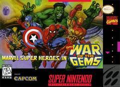 Nintendo SNES Marvel Super Heroes in War of the Gems [Loose Game/System/Item]